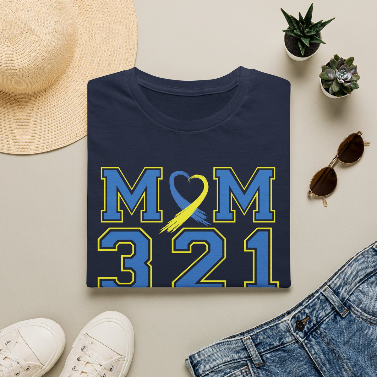 Mom 321 - Down Syndrome Awareness T-Shirt