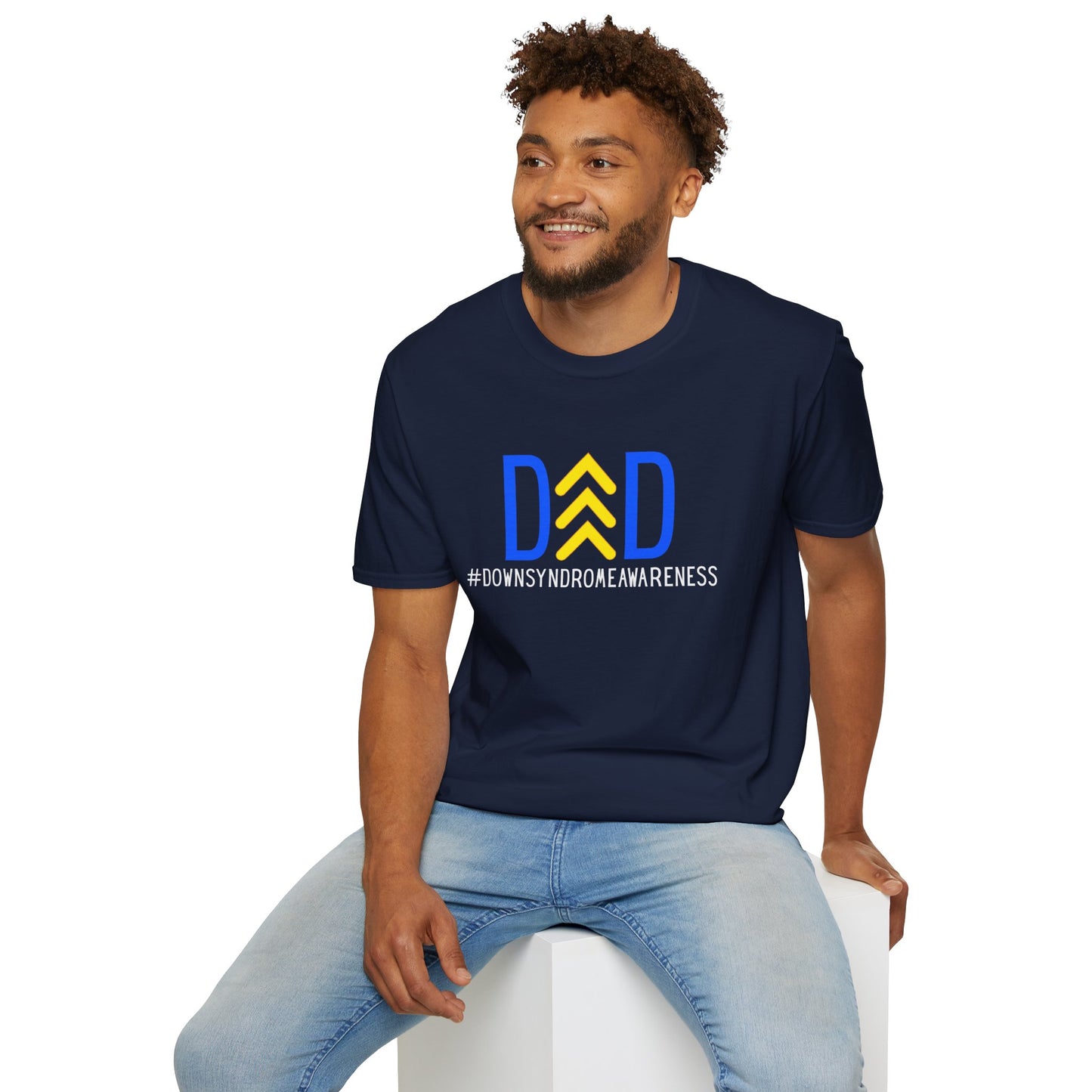 Down Syndrome Dad - Unisex Softstyle T-Shirt