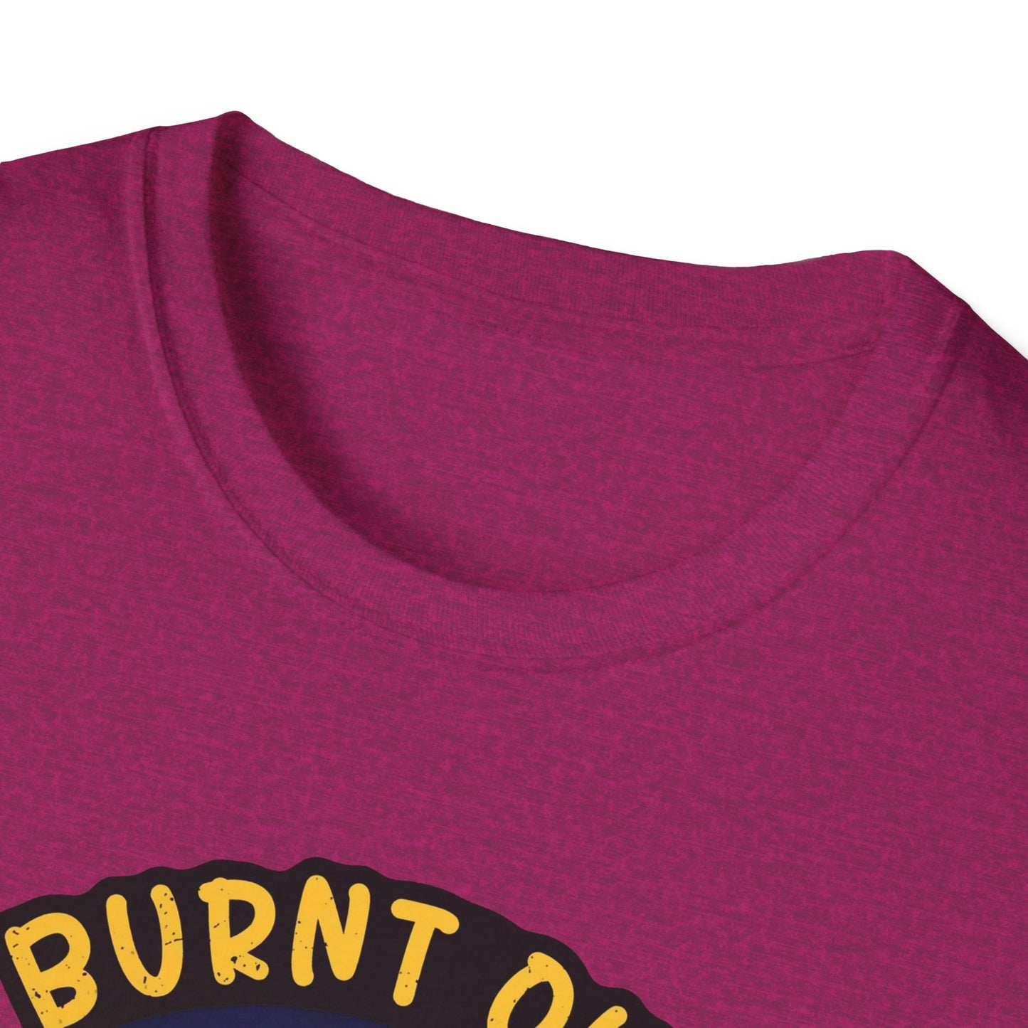 "Burnt Out But Optimistic" T-Shirt — Cute Retro Campfire Graphic Tee