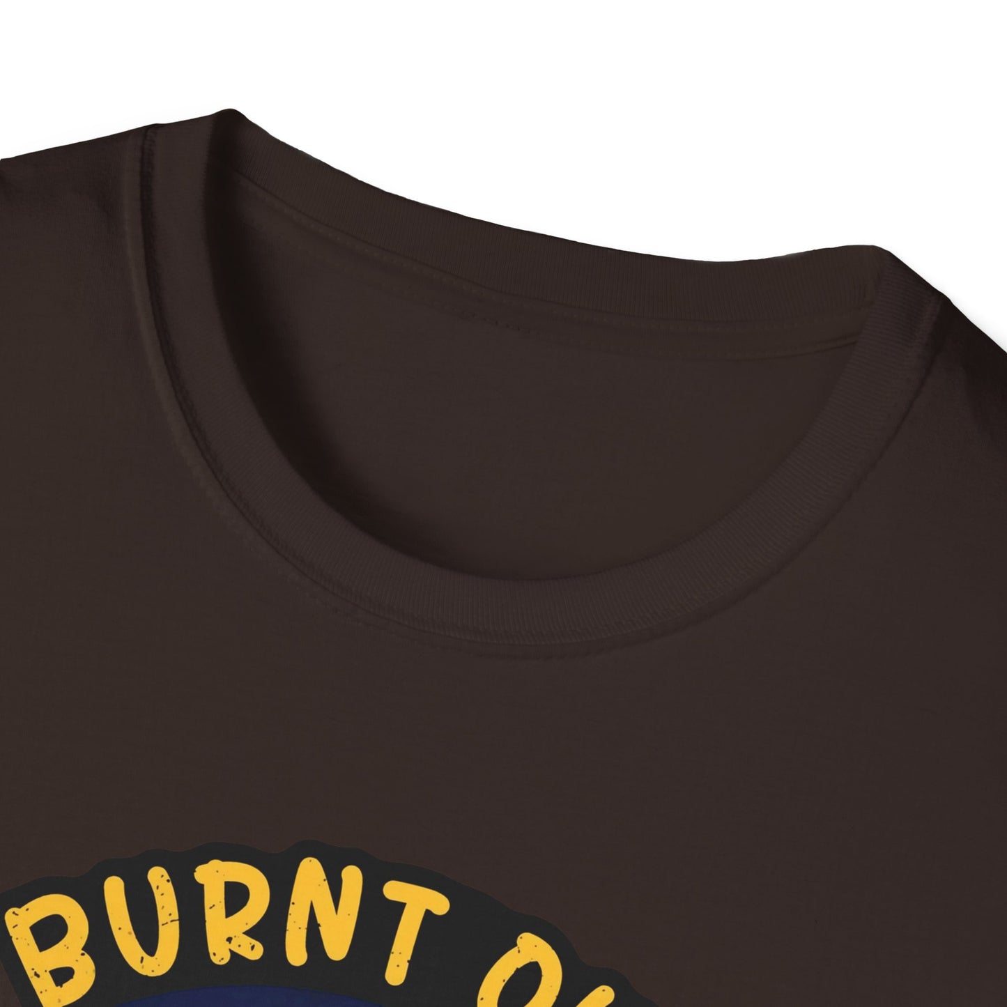 "Burnt Out But Optimistic" T-Shirt — Cute Retro Campfire Graphic Tee