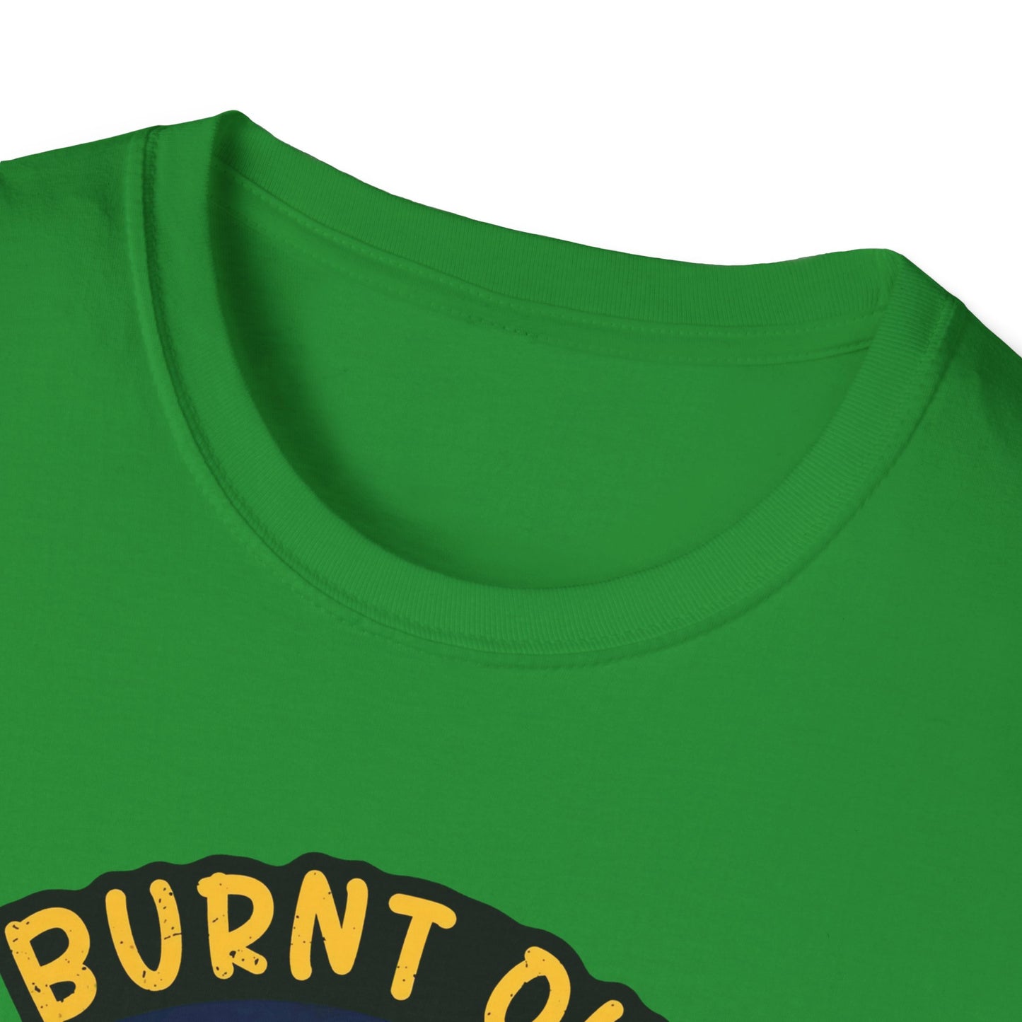 "Burnt Out But Optimistic" T-Shirt — Cute Retro Campfire Graphic Tee