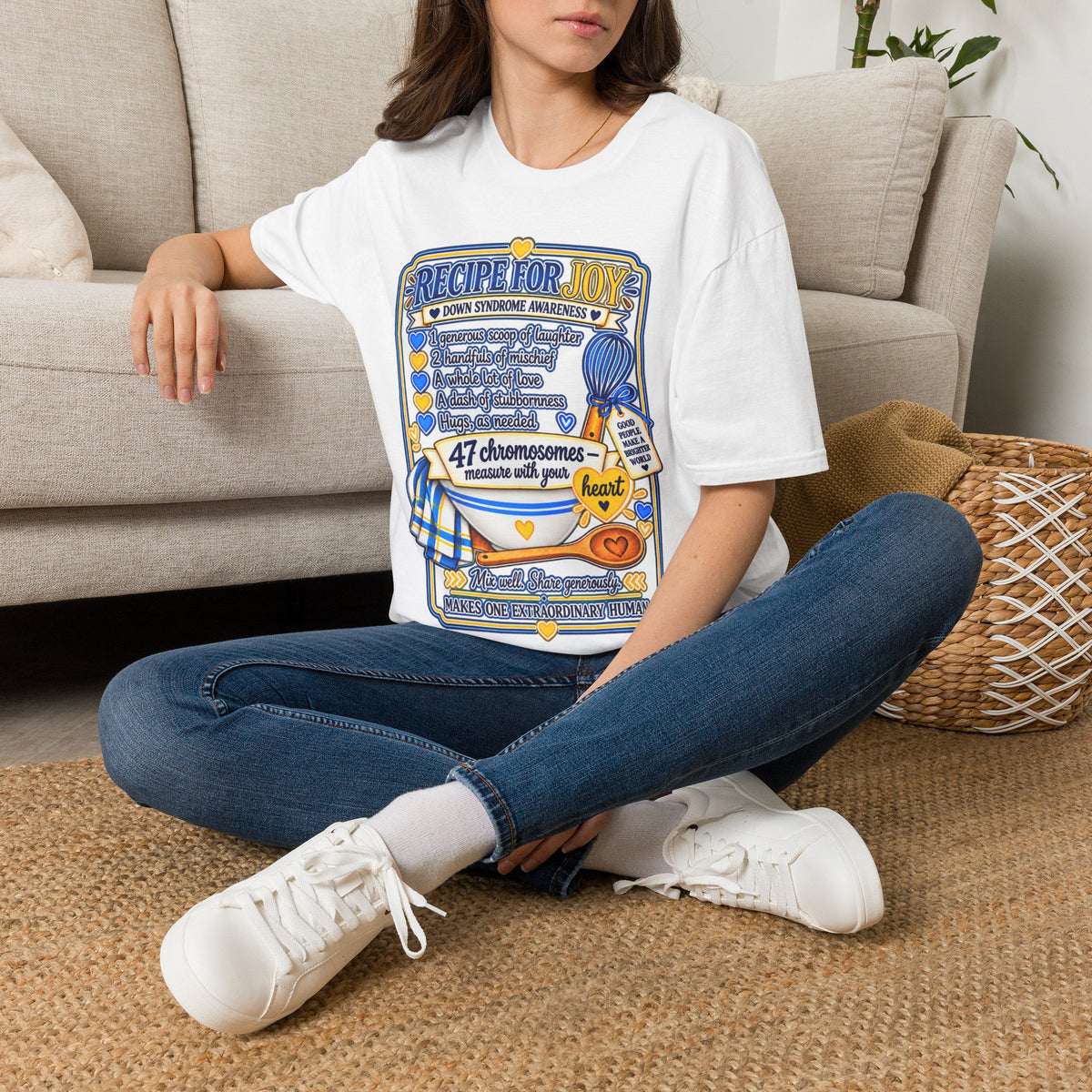 Recipe for Joy Down Syndrome Awareness Shirt
