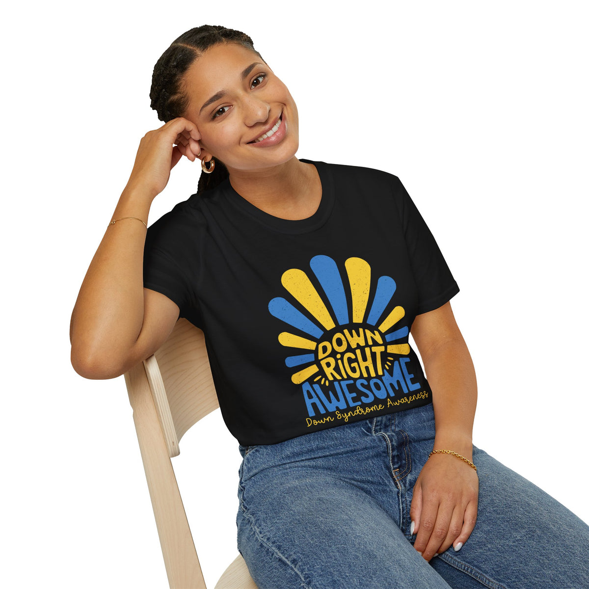 Down Right Awesome - Down Syndrome Awareness T-Shirt