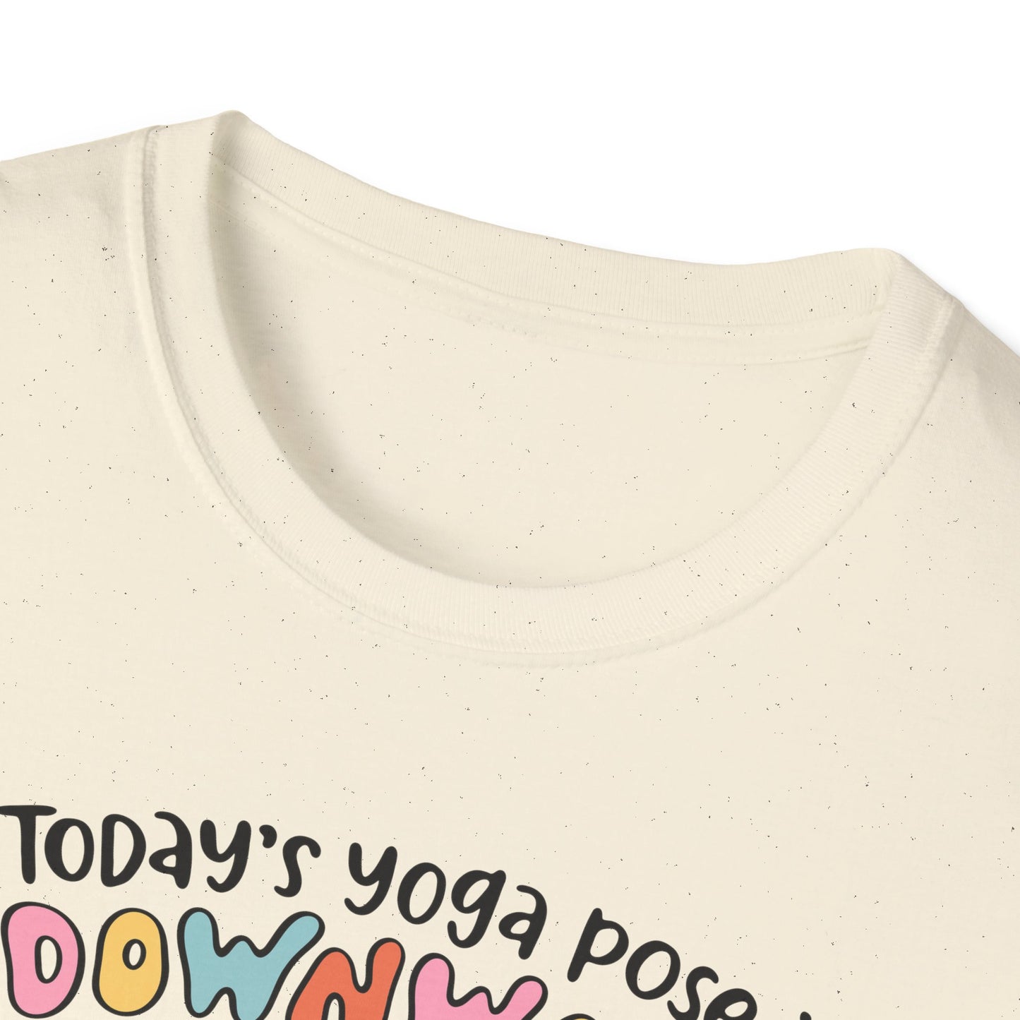 Funny Possum T-Shirt — "Today's Yoga Pose is Downward Spiral"