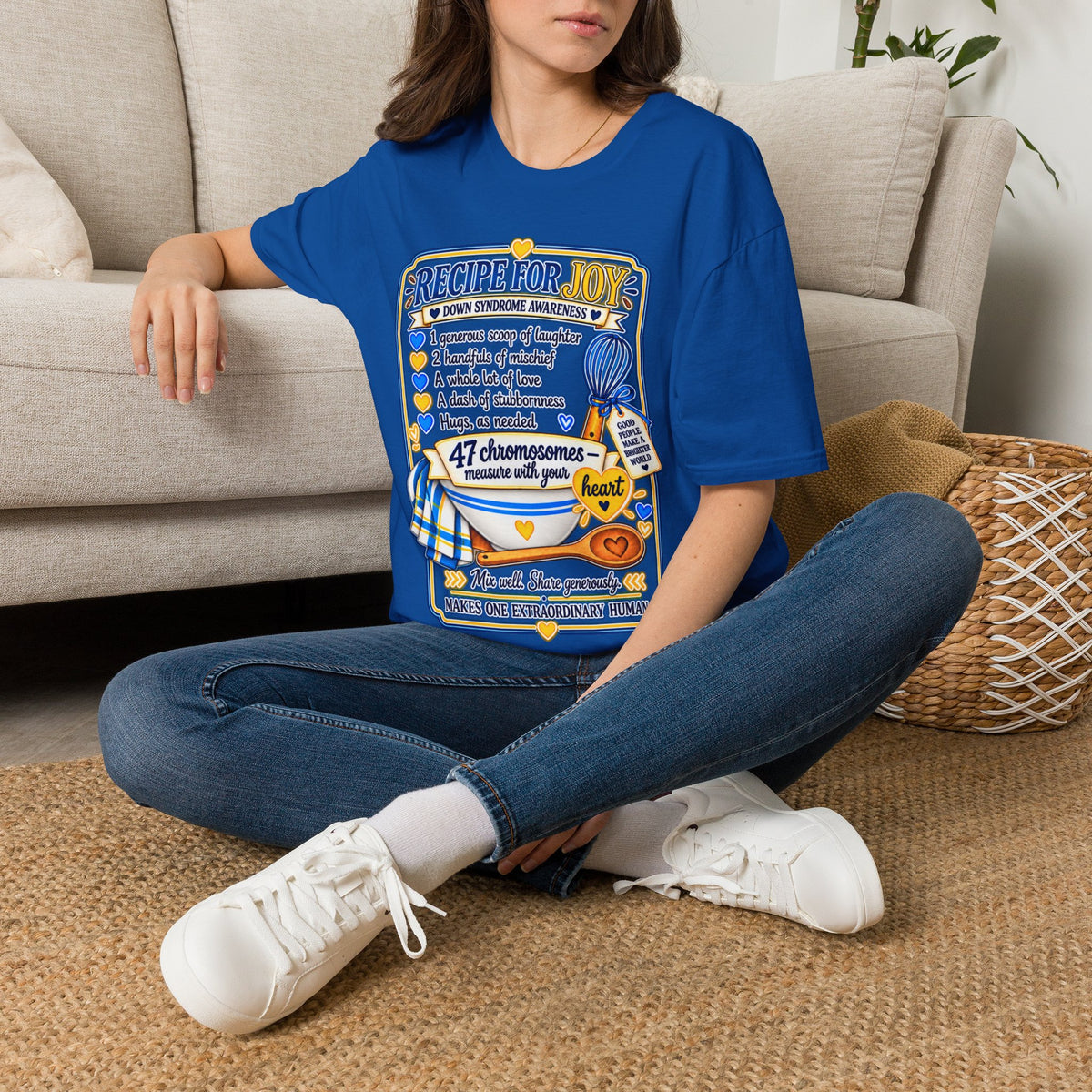 Recipe for Joy Down Syndrome Awareness Shirt