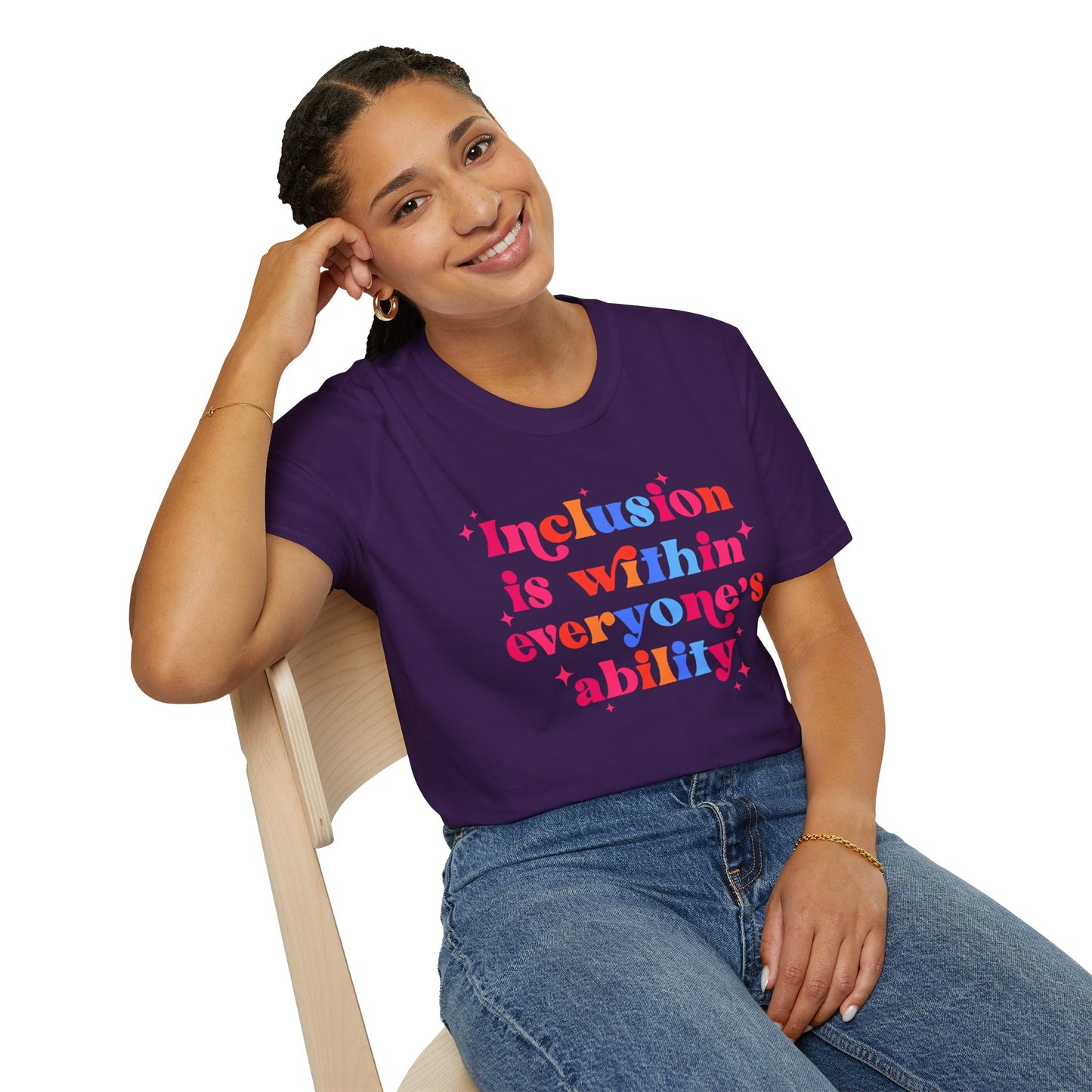"Inclusion Is Within Everyone’s Ability" T-Shirt — Disability Awareness Tee