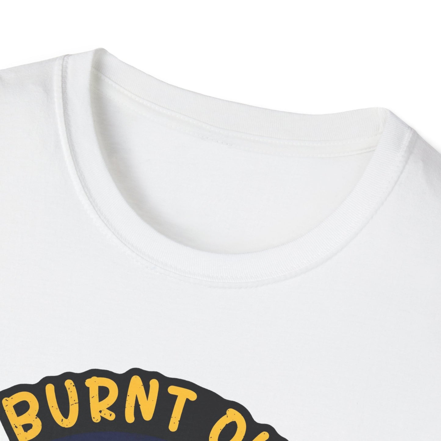 "Burnt Out But Optimistic" T-Shirt — Cute Retro Campfire Graphic Tee