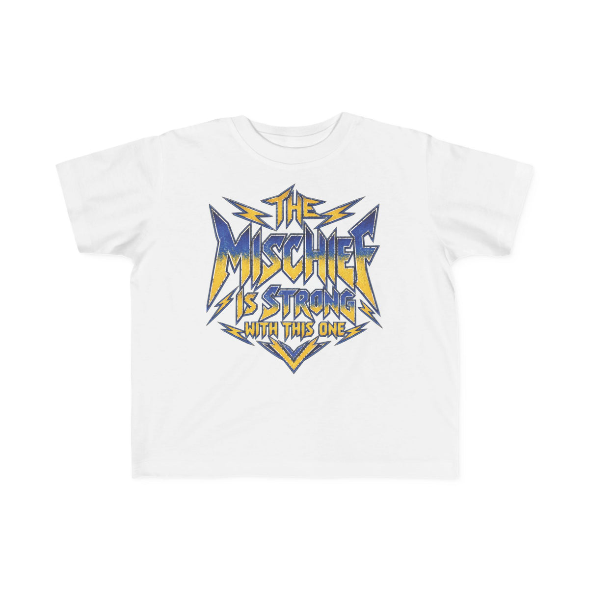 The Mischief Is Strong With This One Toddler Tee – Heavy Metal Kids Shirt