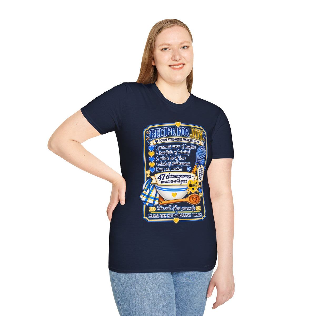 Recipe for Joy Down Syndrome Awareness Shirt