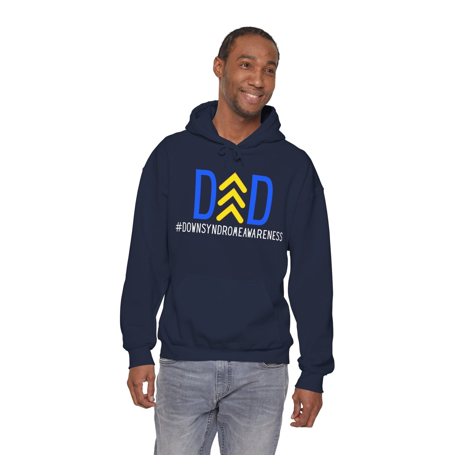 Down Syndrome Dad - Unisex Heavy Blend™ Hooded Sweatshirt