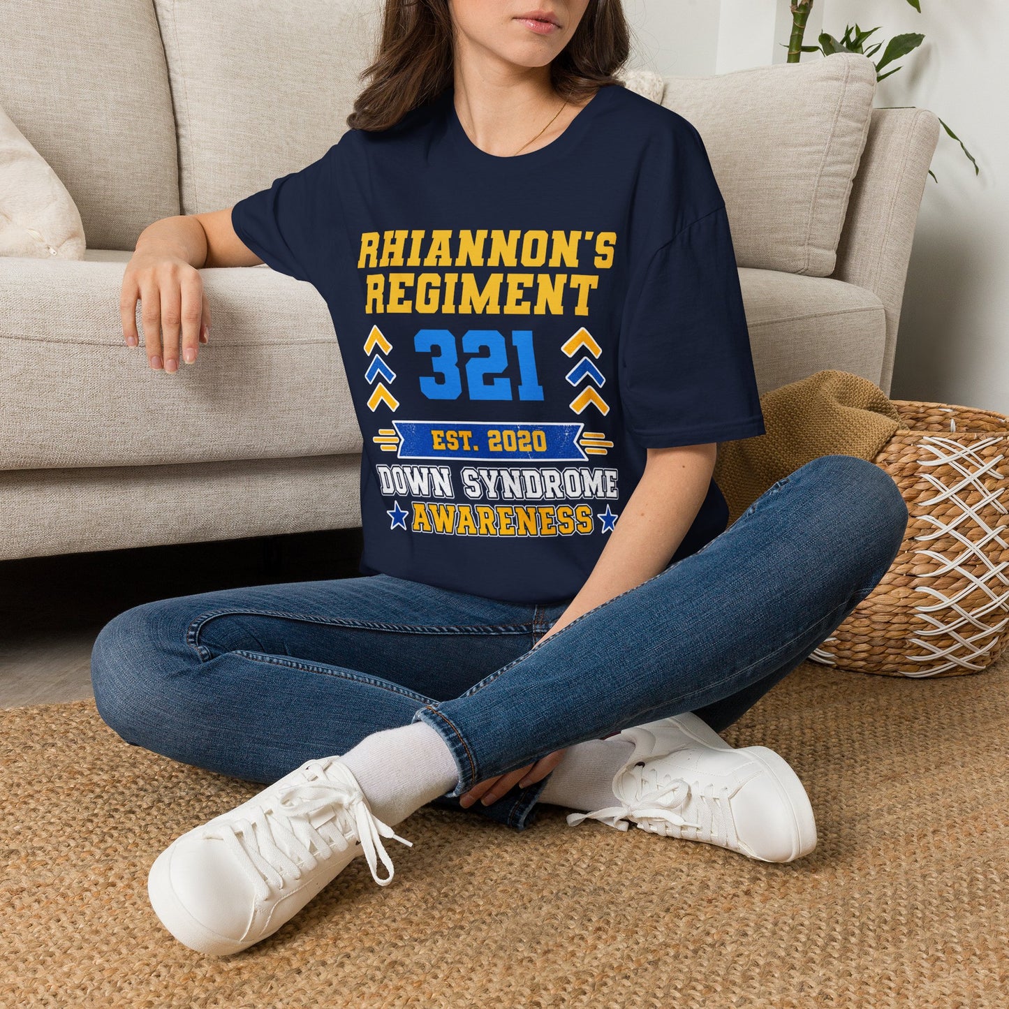 Personalized Down Syndrome Team Shirt – Custom Varsity Team Tee