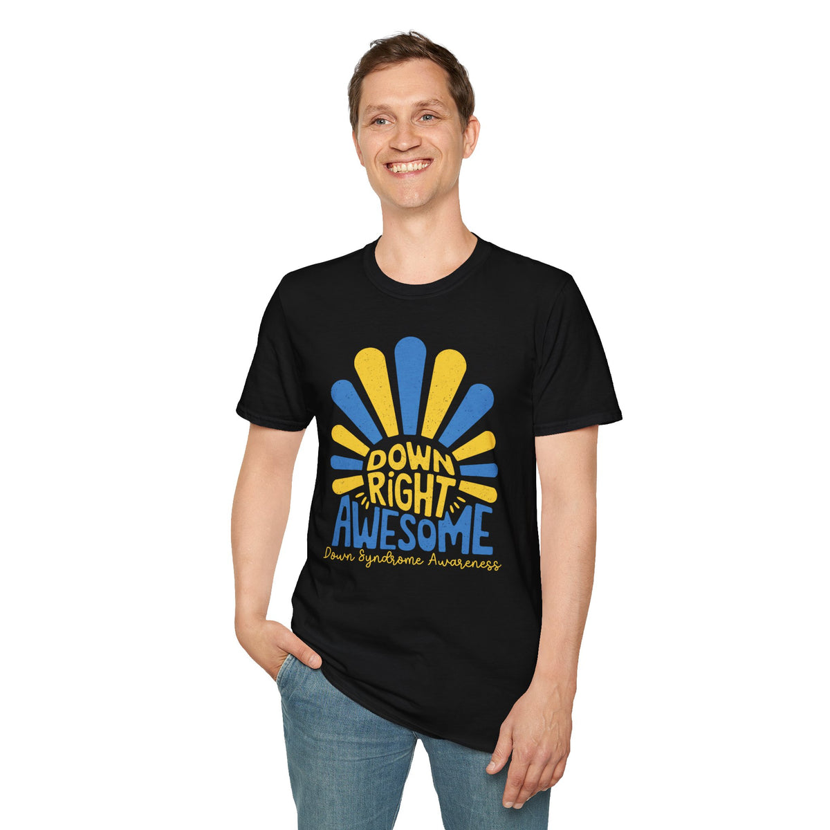 Down Right Awesome - Down Syndrome Awareness T-Shirt