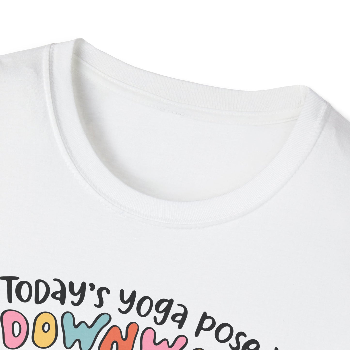 Funny Possum T-Shirt — "Today's Yoga Pose is Downward Spiral"
