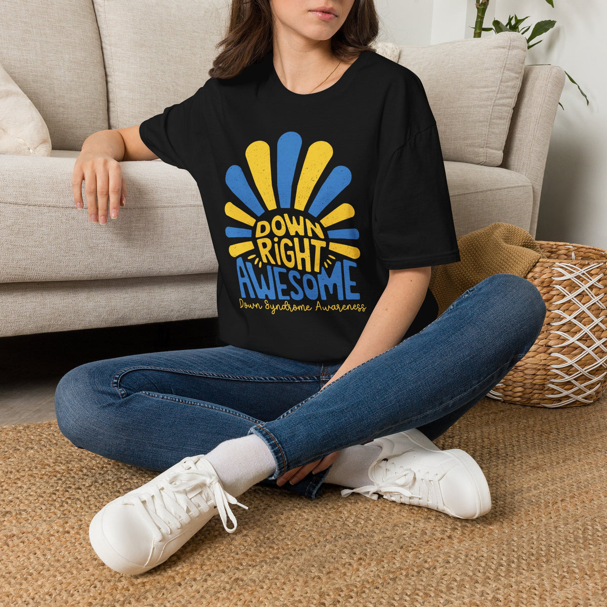Down Right Awesome - Down Syndrome Awareness T-Shirt