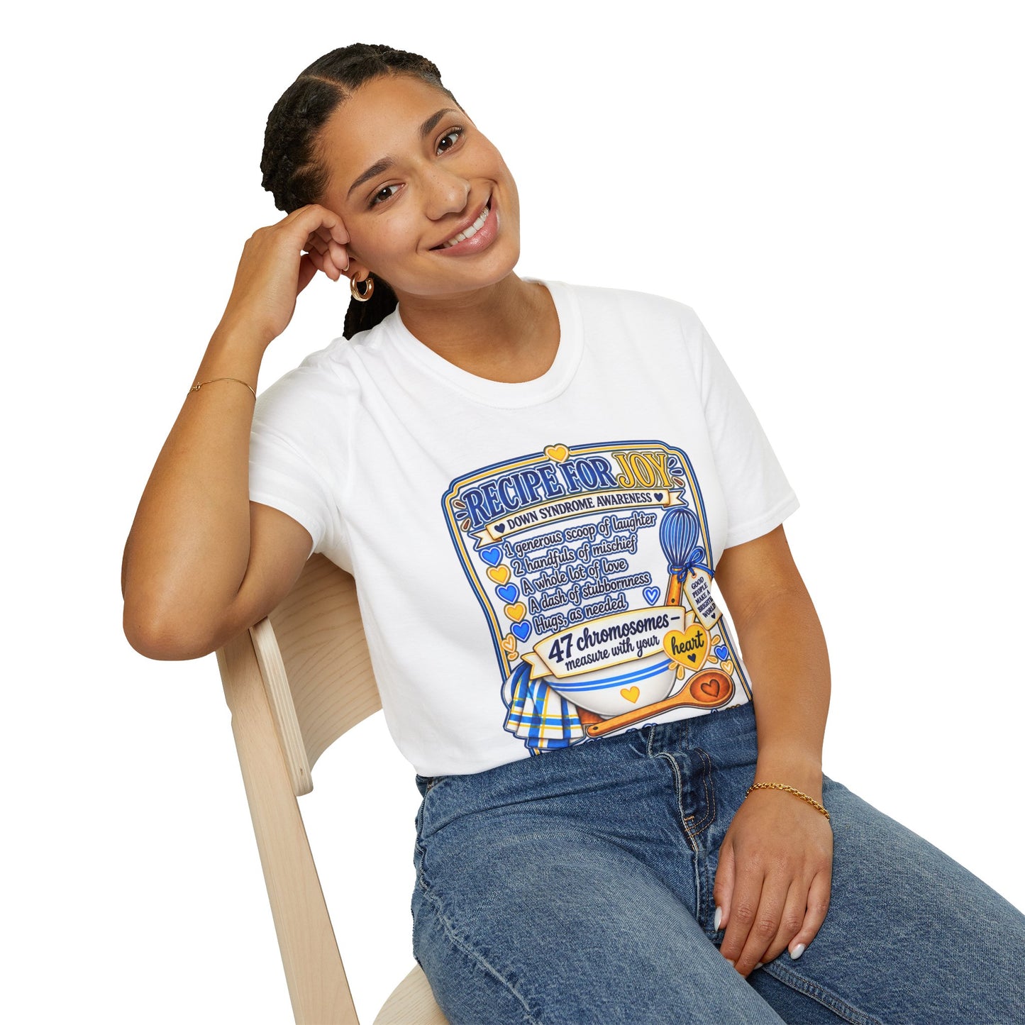 Recipe for Joy Down Syndrome Awareness Shirt