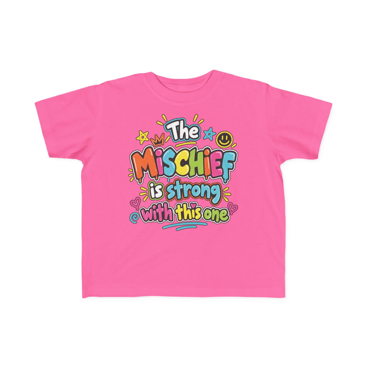 The Mischief Is Strong With This One Toddler Tee – Graffiti Kids Shirt