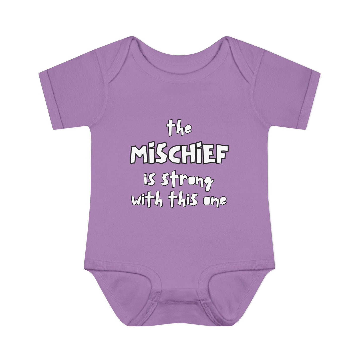 "The Mischief Is Strong With This One" – Funny Baby Bodysuit