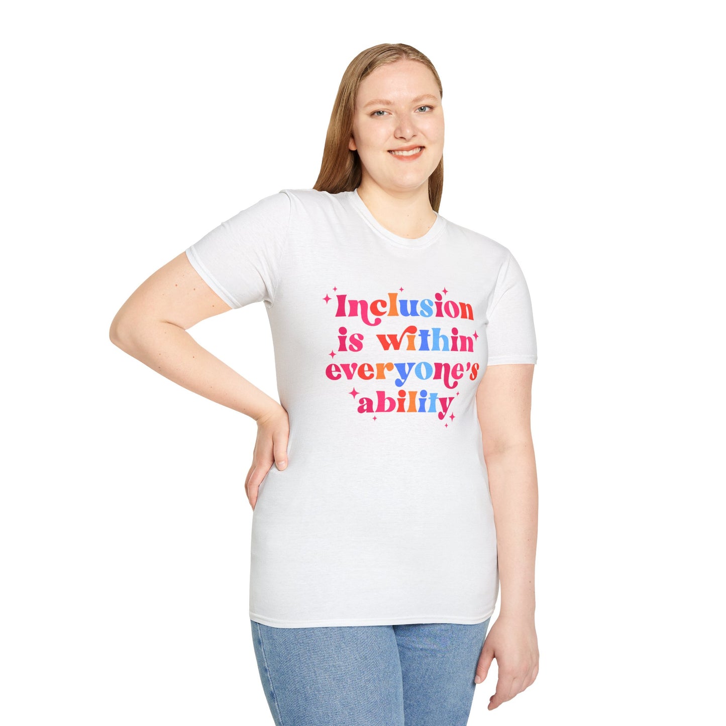 "Inclusion Is Within Everyone’s Ability" T-Shirt — Disability Awareness Tee