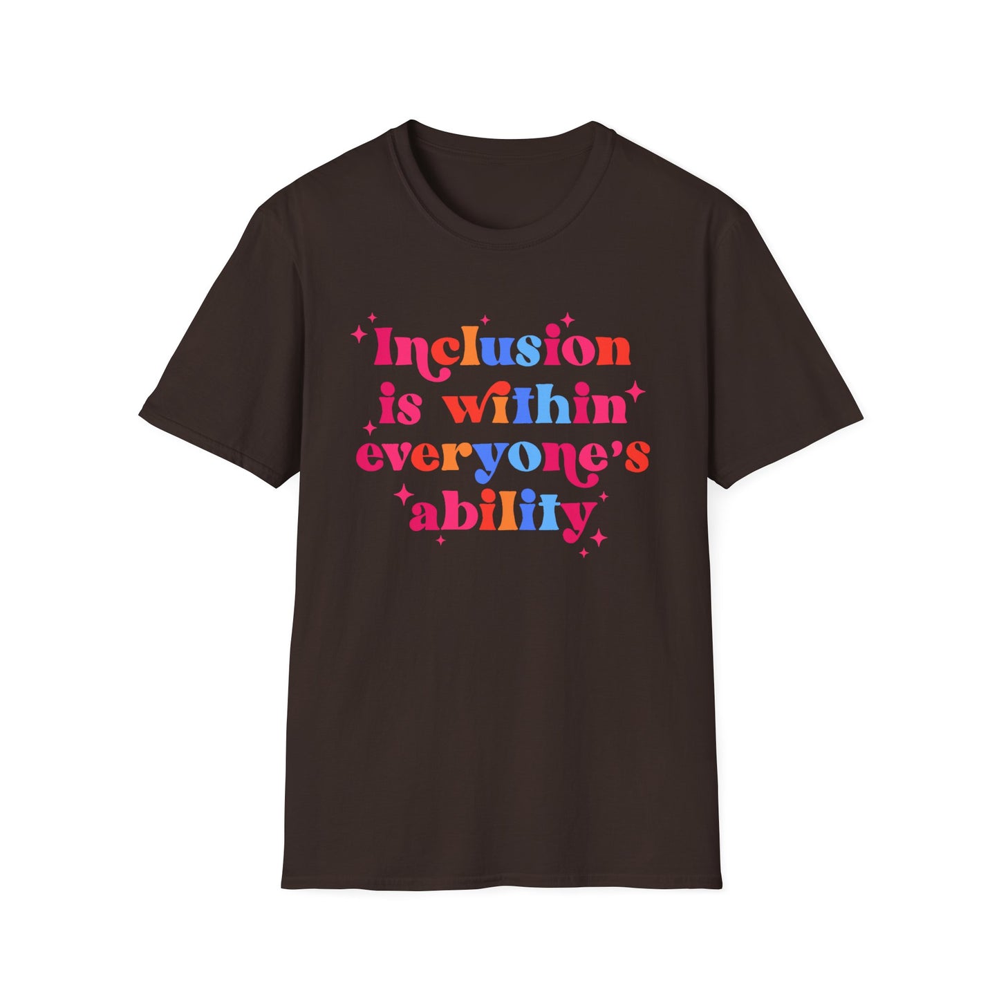 "Inclusion Is Within Everyone’s Ability" T-Shirt — Disability Awareness Tee