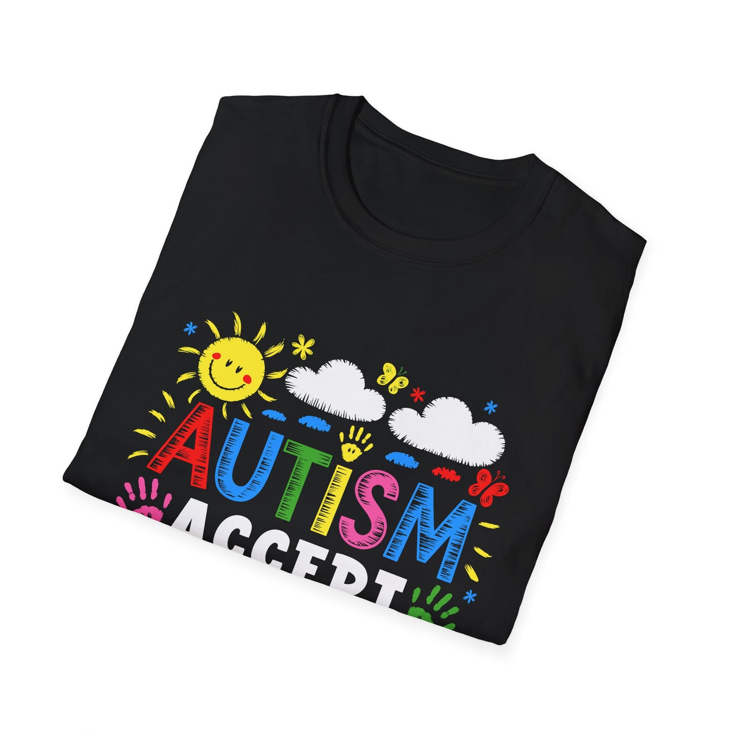 Autism: Accept, Understand, Love - Unisex Softstyle T-Shirt