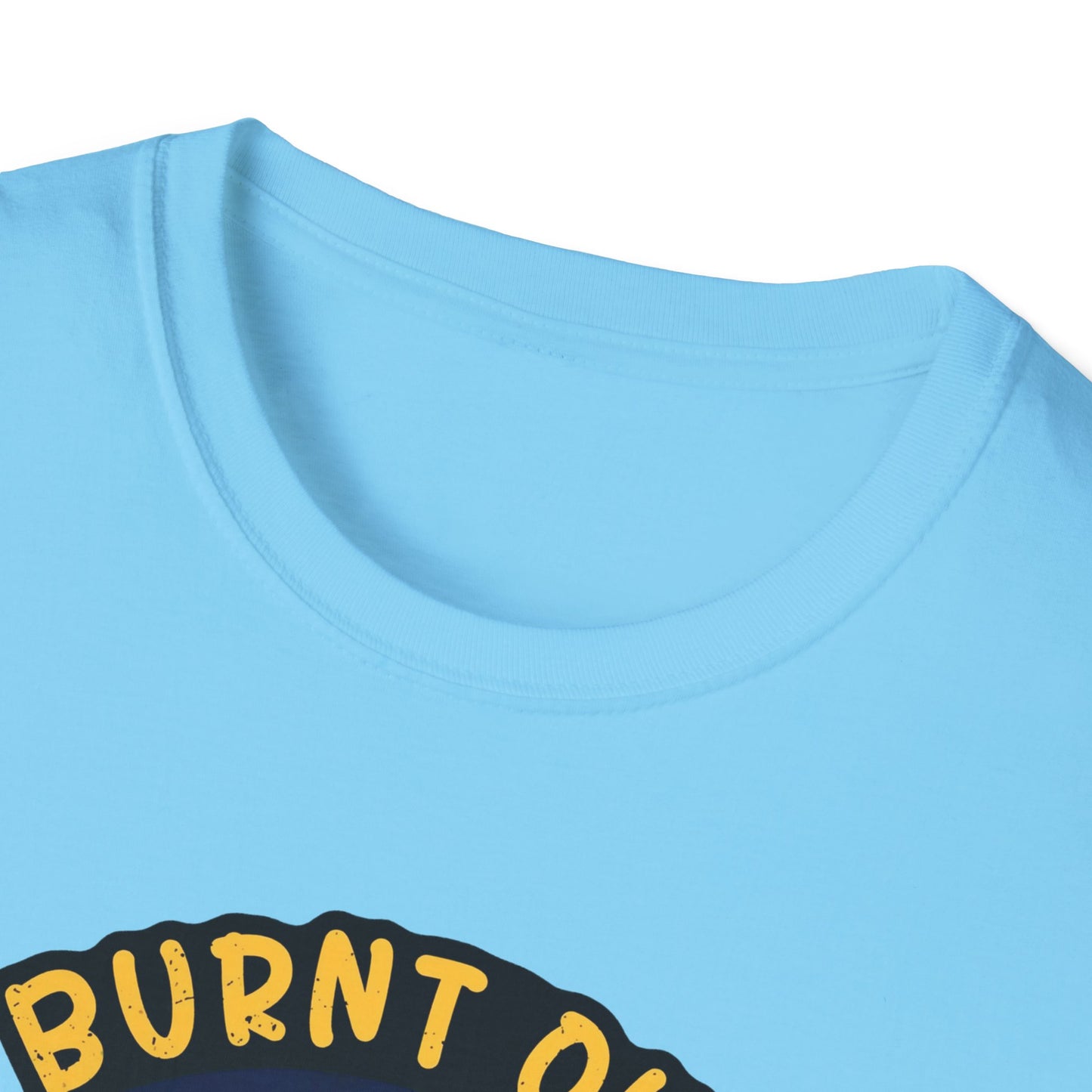 "Burnt Out But Optimistic" T-Shirt — Cute Retro Campfire Graphic Tee