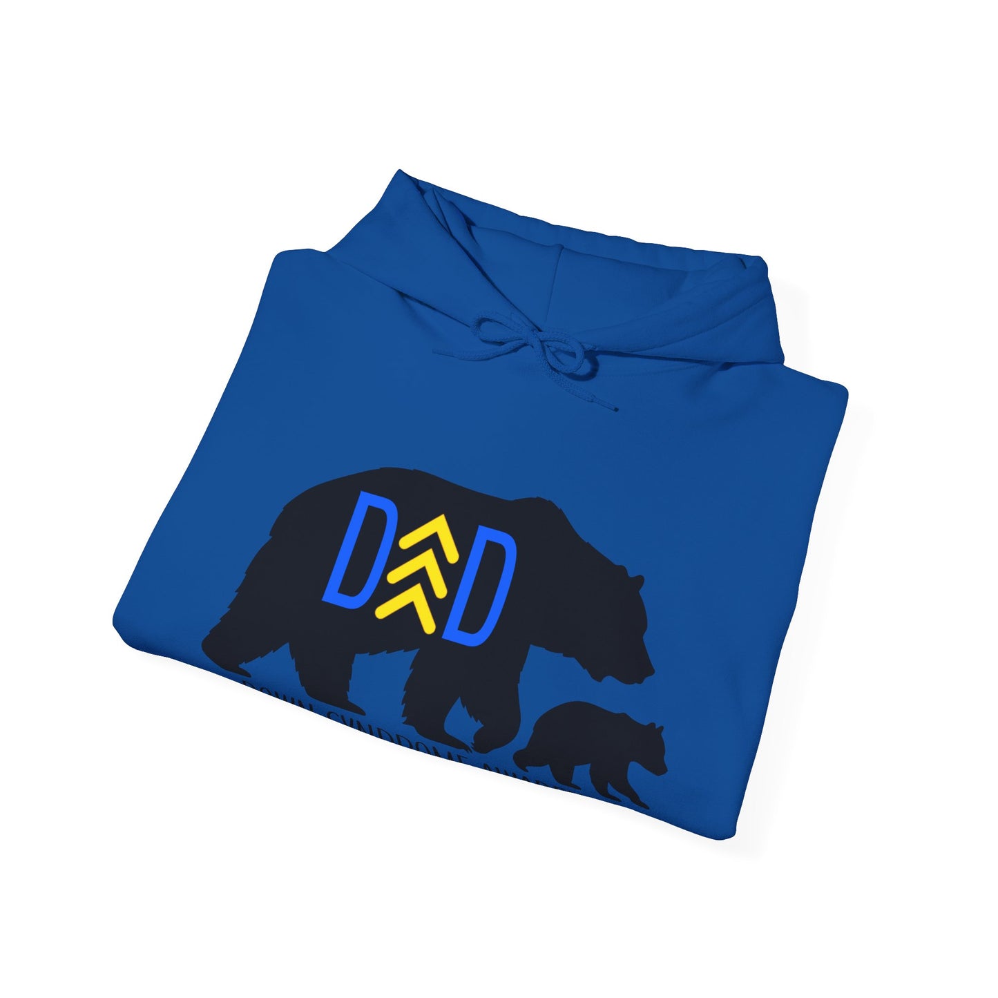 Down Syndrome Dad Bear - Unisex Heavy Blend™ Hooded Sweatshirt