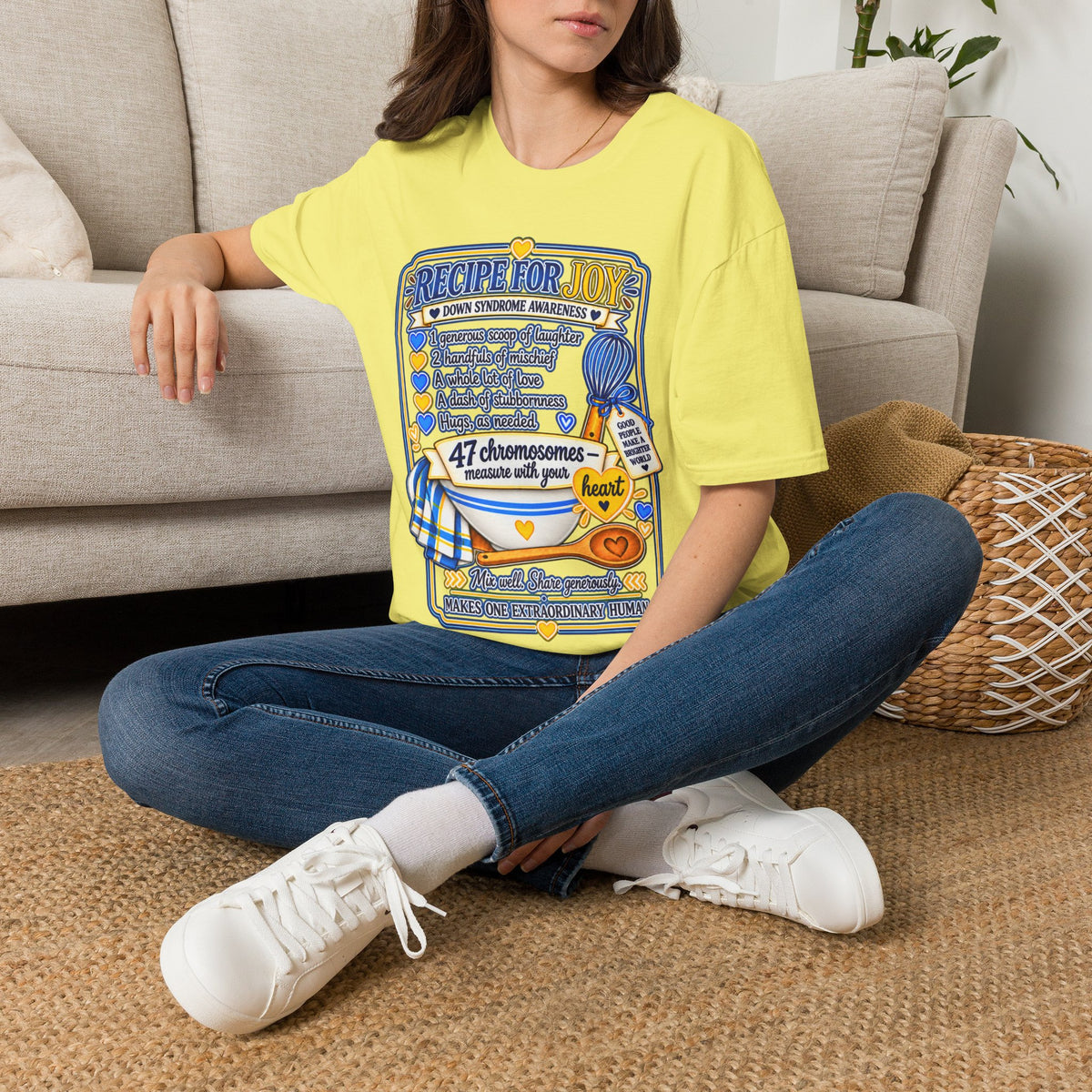 Recipe for Joy Down Syndrome Awareness Shirt