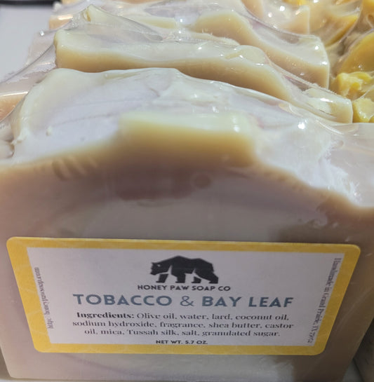Tobacco and Bay Leaf soap