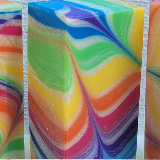 Rainbow Burst soap